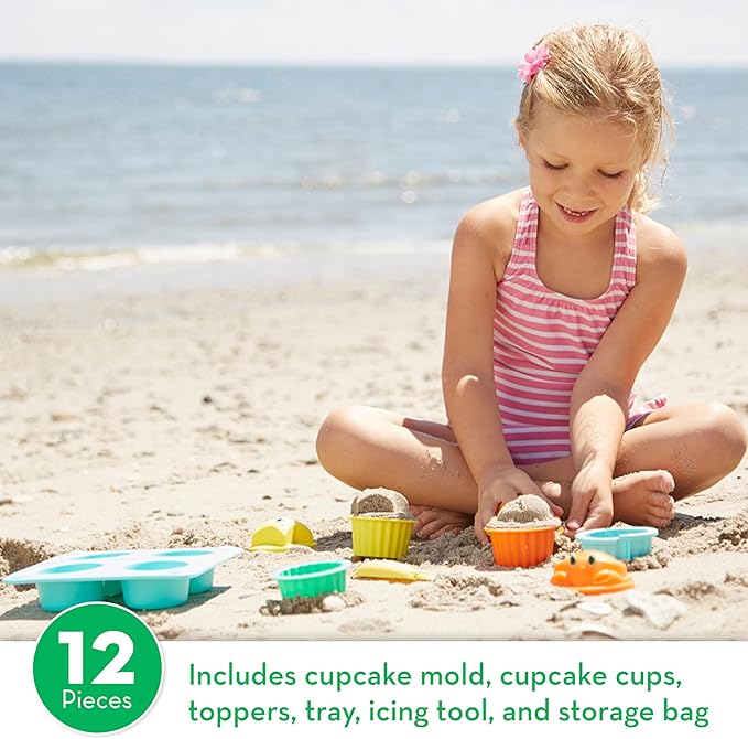 Melissa & Doug Sunny Patch Seaside Sidekicks Sand Cupcake Play Set