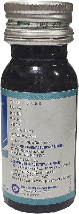 Solumiks Myostaal Oil 30ML x Pack of 2