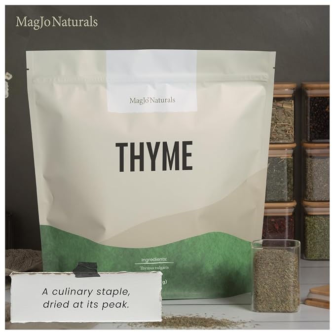 MagJo Naturals Thyme Leaf | Loose Leaf | Bulk 1 Pound bag | MagJo Naturals
