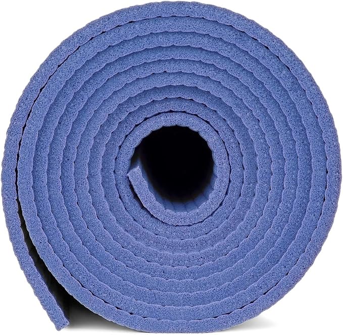 YogaAccessories 1/4" Thick High Density Deluxe Non Slip Exercise Pilates & Yoga Mat