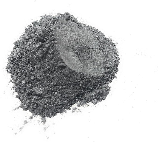 Pearl Mica Powder Pigment Dye - 500 Grams (1.1 lbs) - Best Bulk Price for Fine Arts, Crafting, Painting, Bath Bomb Soap Candle Slime Jewelry Making, Epoxy Resin, Woodworking (Gray GR03)
