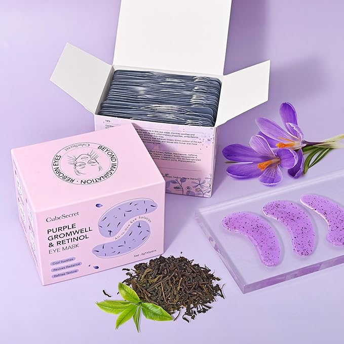 Under Eye Patches - 30 Pairs Retinol Eye Mask Patches for Dark Circles, Puffy Eyes, Wrinkles - Mothers Day Birthday Gifts for Women - Gel Eye Patches Skin Care Spa Gifts for Woman