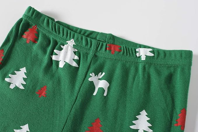 Family Feeling Kids & Toddler Girls Boys Pajamas 2 Piece Pjs Set 100% Cotton Sleepwear