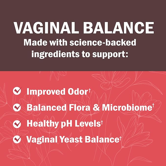 BioSchwartz Vaginal Probiotics for Women Supplement with Prebiotics Lactobacillus Crispatus - Supports Women's Health by Promoting Healthy Vaginal Odor, Flora, PH Balance - 30 Day Supply, 30 Capsules