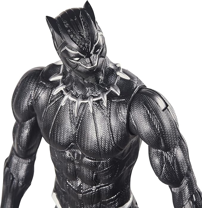 Marvel Avengers Titan Hero Series Black Panther Action Figure, 12-Inch Toy, Inspired by Marvel Universe, for Kids Ages 4 and Up