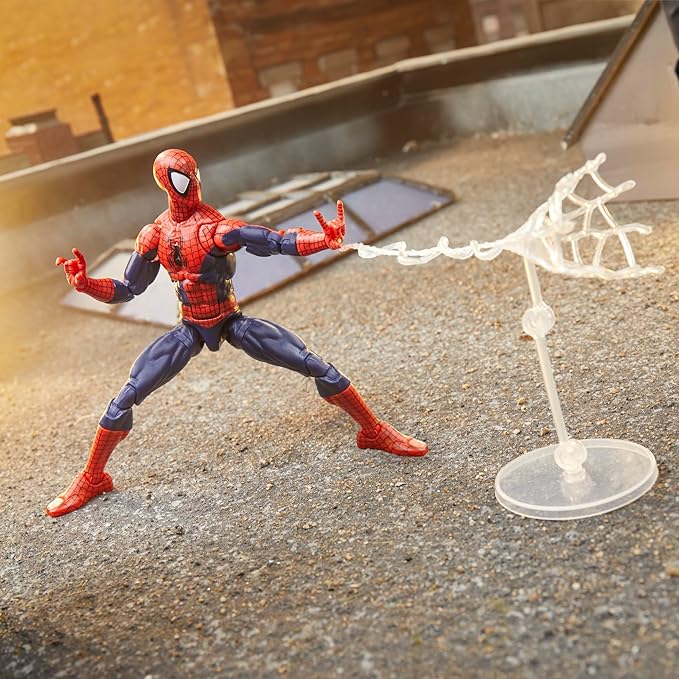 Marvel Legends Maximum Series Spider-Man, Deluxe Spider-Man Comics Collectible 6-Inch Action Figure; Amazing Articulation; Spectacular Accessories