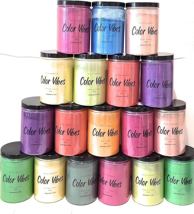 500 Grams (1.1 lbs) Best Bulk Price - Pearl Mica Powder Pigment Dye for Arts & Crafts, Making Bath Bomb Soap Candle Slime Jewelry Resin