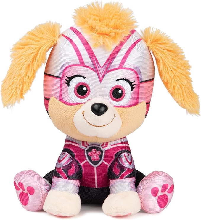 GUND PAW Patrol: The Mighty Movie Skye Stuffed Animal, Officially Licensed Plush Toy for Ages 1 and Up, 6”