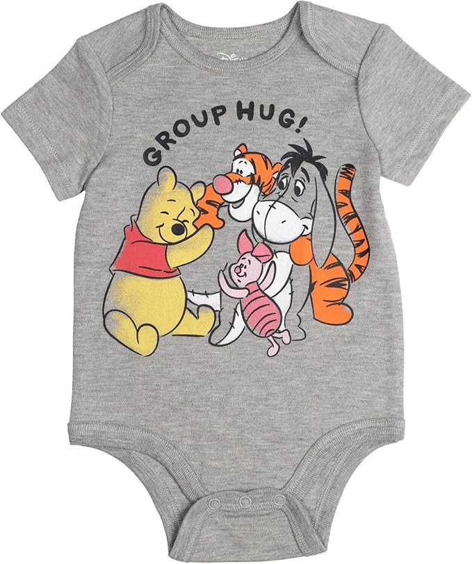 Disney Baby 5 Pack Bodysuits Newborn to Infant Sizes (Newborn - 24 Months)