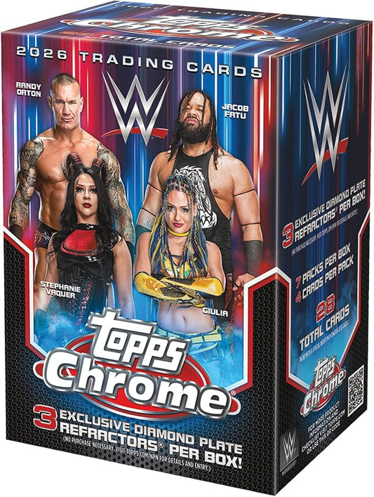 2026 Topps Chrome WWE - Factory Sealed - Value Box