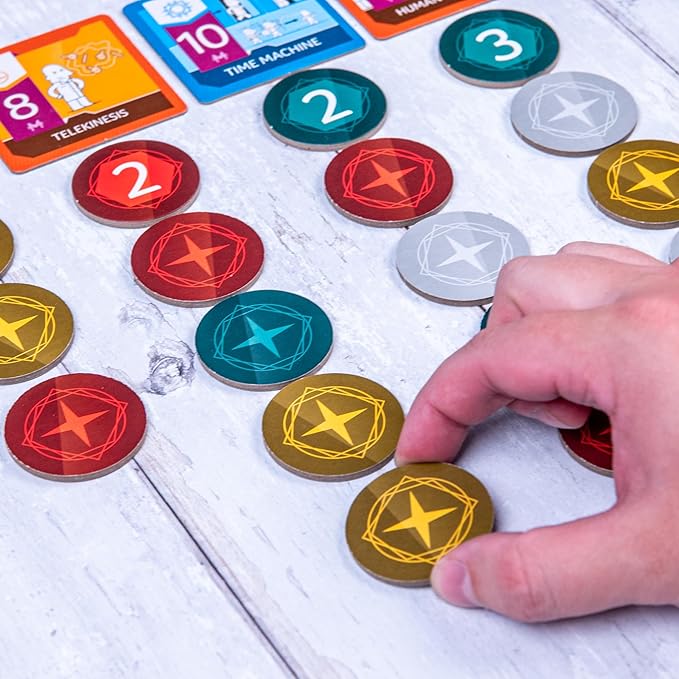 GameHead Venture Angels, Casual Bidding & Bluffing Board Game for 3-5 Players, Ages 8+, Strategic Investment & Reputation Building, Fast Paced 20 Minute Play Time, Fun and Travel Friendly