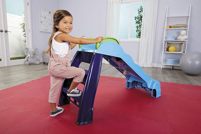 Little Tikes 2-in-1 Indoor-Outdoor Wet or Dry Slide, Dark_blue
