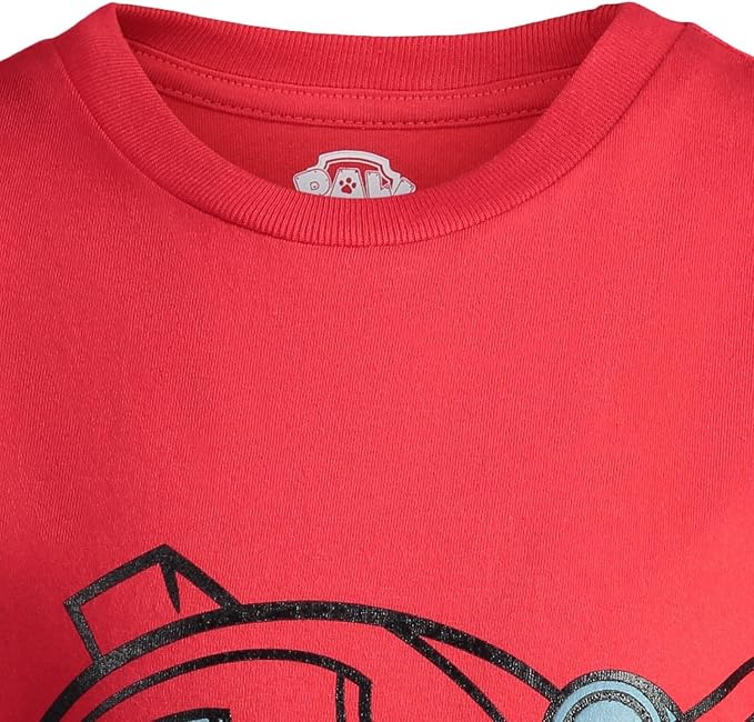 Paw Patrol Chase Marshall Rubble Rocky 4 Pack Graphic T-Shirts Toddler to Big Kid