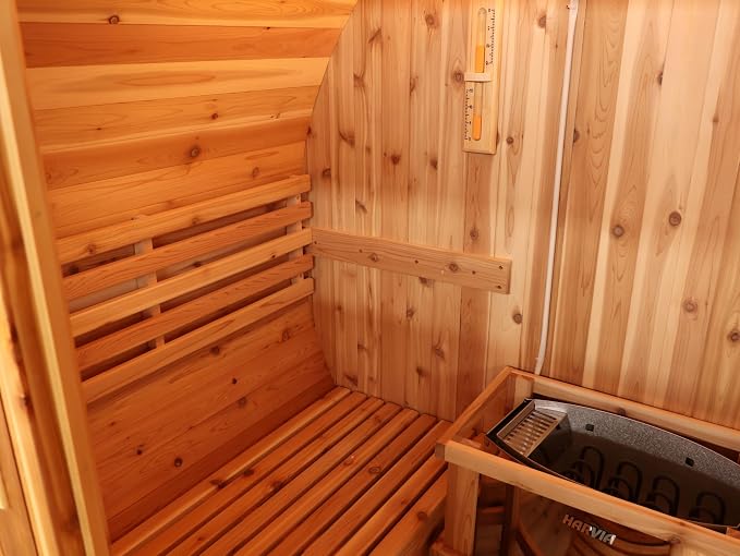 Solace 2-Person Traditional Barrel Sauna