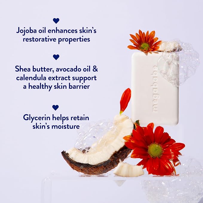 Megababe Bidet Bar | pH Balanced Cleansing Bar for the Entire Intimate Area | 4.5 oz (Pack of 2)