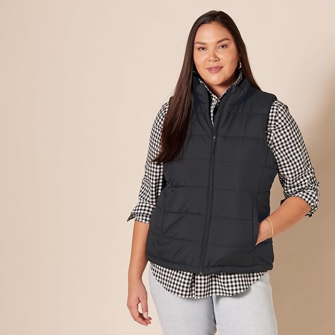 Amazon Essentials Women's Mid-Weight Puffer Vest