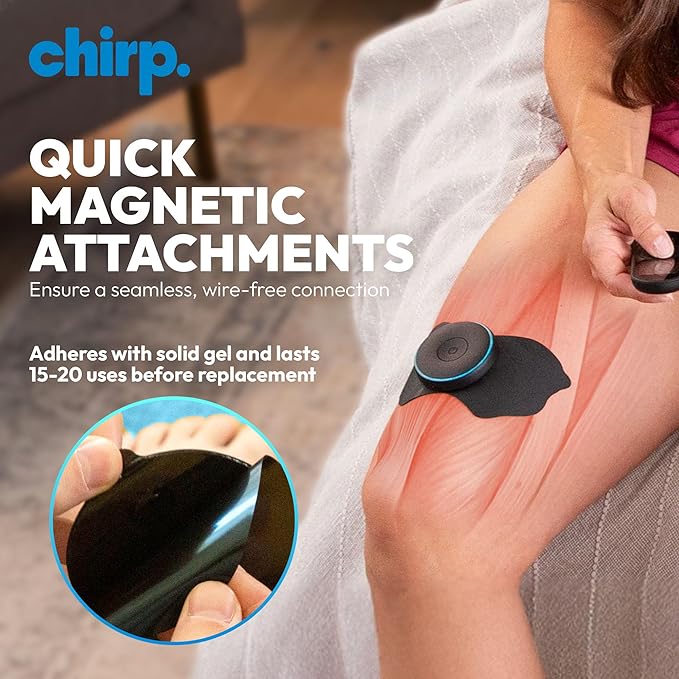 Chirp Halo Pads – Targeted Pain Relief, Deep Tissue Support, Muscle Recovery for Back, Shoulders, HIPS, & More