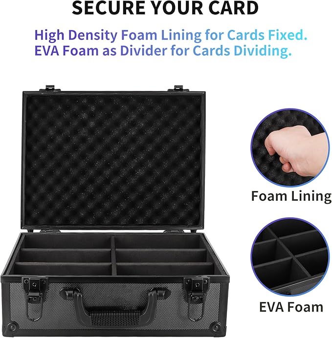 HZGXQN Toploader Storage Box for 3" x 4" 35pt Rigid Card, Top Loader Card Storage Hard Case, Sports Card Storage Boxes for Trading Cards, Top Loaders Holder (Holds 600+ Toploaders)