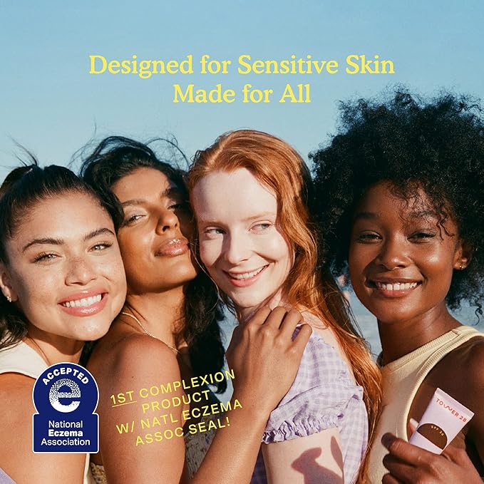 Tower 28 SunnyDays SPF 30 Tinted Moisturizer - 2-in-1 Buildable Coverage Foundation + Mineral Sunscreen for Face - Zinc Oxide, Aloe & Prickly Pear for Sensitive Skin - 70 Rich/Neutral (1 oz)