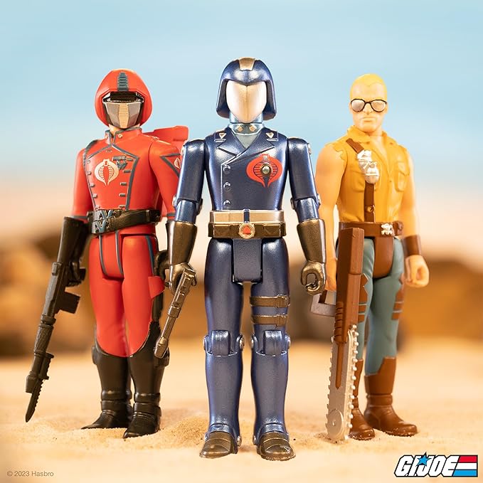Super7 G.I. Joe Buzzer - 3.75" G.I. Joe Action Figure with Accessory Classic Cartoon Collectibles and Retro Toys