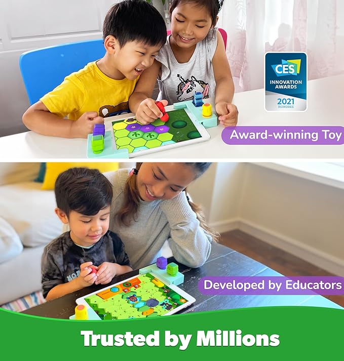 PlayShifu Interactive STEM Toys - Tacto Coding (Kit + App) | Visual Coding Games for Kids | Preschool Educational Toys | Early Programming | 4-10 Year Olds Birthday Gifts (Tablet Not Included)