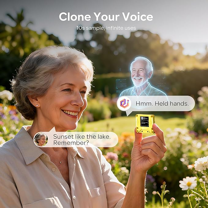 AIPI-Lite AI Robot, Smart Customizable Character with Voice Cloning, GPT Model Access, Memory Storage, and Real-Time Interactive Reactions