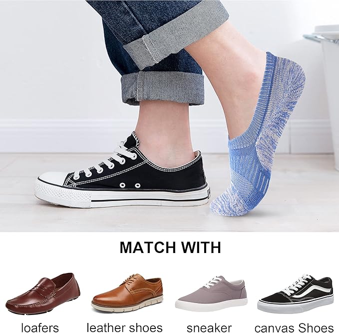 Gonii Womens No Show Socks Athletic Ankle Socks Cushioned Running Low Cut 5-8 Pairs