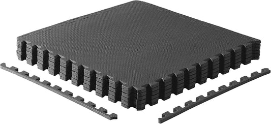 CAP Puzzle Exercise Mats | 1/2” Thick EVA Interlocking Foam Tiles for Home Gym Flooring | Multiple Options