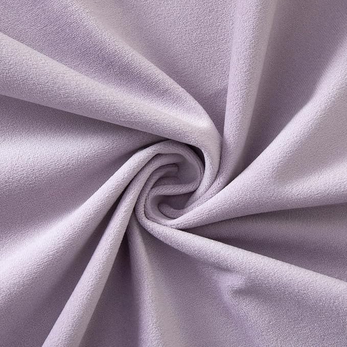 14x24 Pillow Covers Set of 2 Decorative Velvet Throw Pillow Covers,Lilac | Luxury Soft Cushion Covers with Invisible Zipper for Couch Sofa Bed Living Room Bedroom Home Decor
