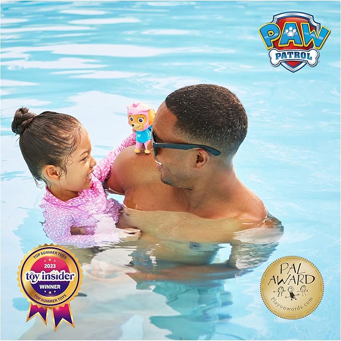 SwimWays Paw Patrol Swim Trainer Life Jacket, US Coast Guard Approved Life Vest Kids Swim Vest, Pool Floats & Life Jackets for Kids, Marshall