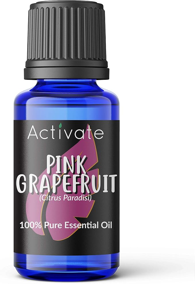Activate Pink Grapefruit Essential Oil 100% Pure, Premium Grade, Undiluted, Natural, Aromatherapy & Diffuser Use 10ml