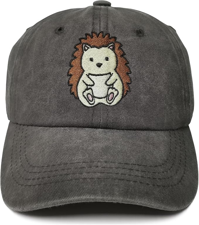 Embroidered Animal Baseball Hats for Boy and Girl