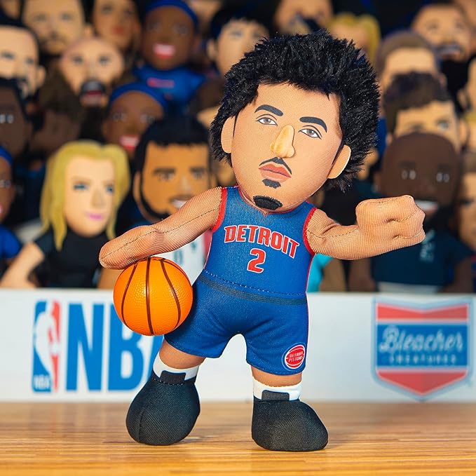 Bleacher Creatures Detroit Pistons Cade Cunningham 10" Plush Figure - A Superstar for Play and Display