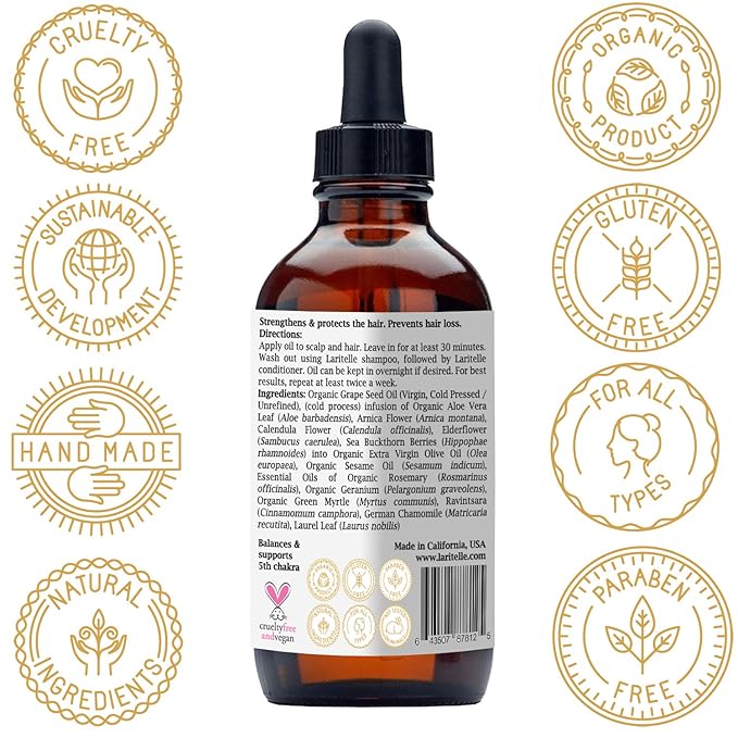 Laritelle Organic Hair Loss Treatment Silk Velvet