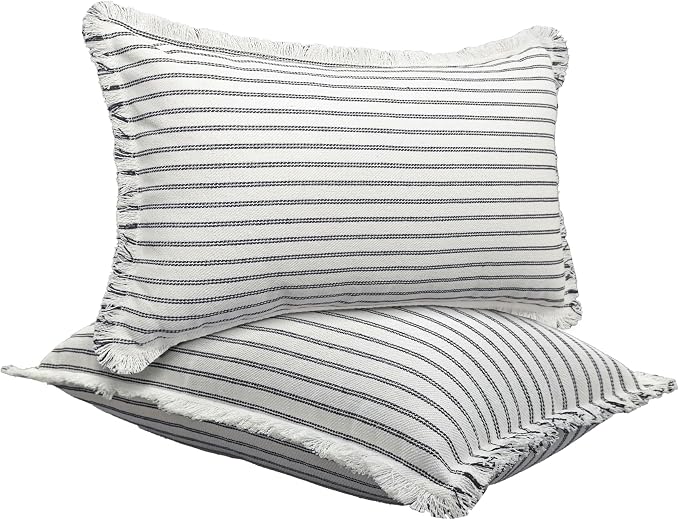 JMGBird Rectangle Throw Pillows for Couch Pillows with Inserts Included | 12x20 Decorative Pillows Throw pillow inserts Lumbar Pillows for Indoor Home Fall Decor