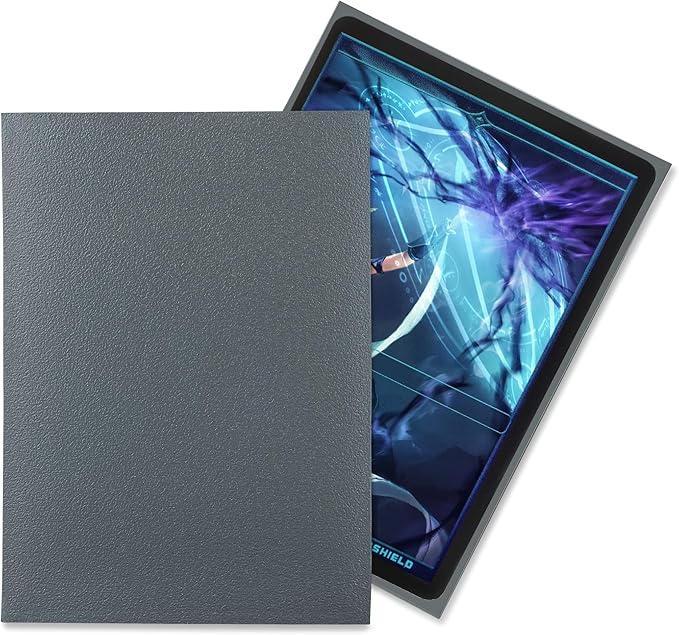 TitanShield Premium Card Sleeves | Compatible with Pokemon, One Piece, Lorcana, Flesh & Blood, & Magic The Gathering MTG | (150 Sleeves - Standard) (1, Slate Gray, Standard | 66x91mm)