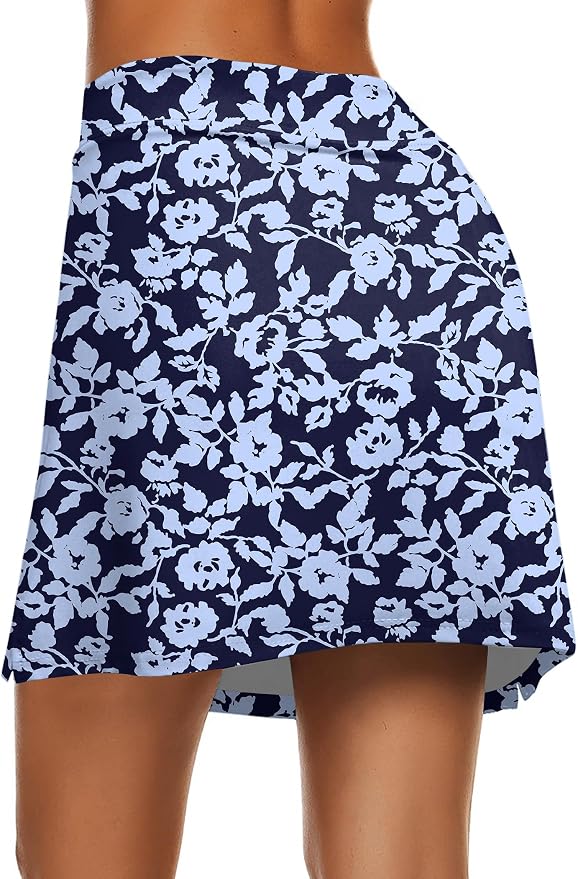 Ekouaer Women's Active Performance Skort Lightweight Skirt for Golf Tennis | Built-in Shorts, A Line, High Waisted, Tummy Control, Pickleball, Running, Workout, Sports, Skorts for Woman