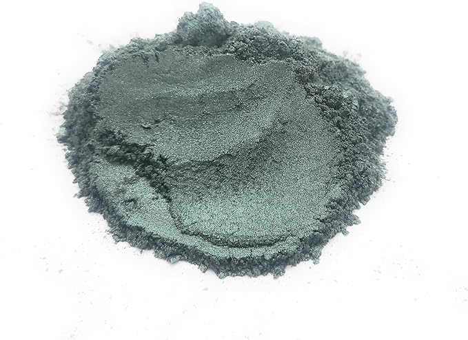 Pearl Mica Powder Pigment Dye - 500 grams (1.1 lbs) - Best Bulk Price for Fine Arts, Crafting, Painting, Bath bomb Soap Candle Slime Jewelry Making, Epoxy Resin, Woodworking (Green AG01)