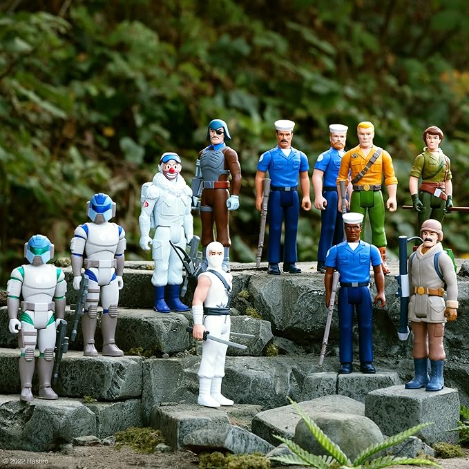 Super7 G.I. Joe Cobra Shocktrooper (Rifle C) - 3.75" G.I. Joe Action Figure with Accessory Classic Cartoon Collectibles and Retro Toys