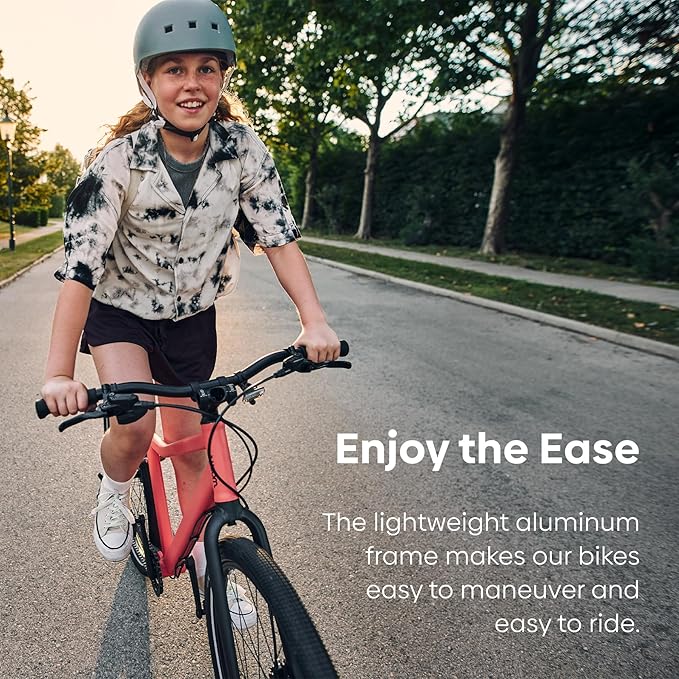 woom Explore Bicycle for Kids 6-14 Years Old, Road & Mountain Ready Bikes for Advanced Riders with Powerful Disc Brakes for Boys & Girls (20”, 24” & 26” Wheels)