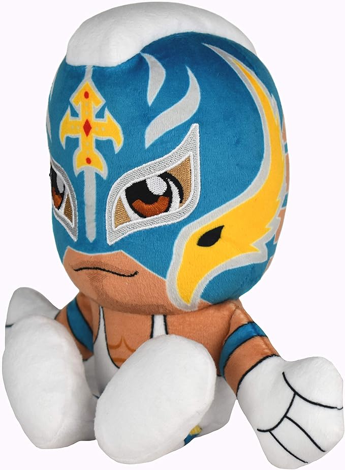 Bleacher Creatures WWE Rey Mysterio Kuricha 8" Kuricha Plush - Soft Chibi Inspired Wrestling Superstar