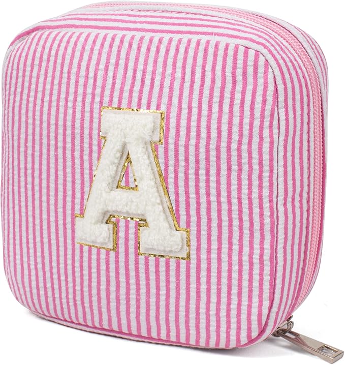KOTORA Trendy Stuff for Her | Makeup Bag Gifts Pink Cosmetic Bag Touchland Case Stuff Gifts Skincare for 8 9 10 11 12 13 14 15 16 Year Old Gifts (Pink, A)