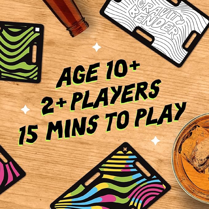 Cards vs Gravity: Ultimate Stacking & Balancing Card Game | Waterproof Board Game for Family Fun, Holidays & Game Nights | 2-4 Players
