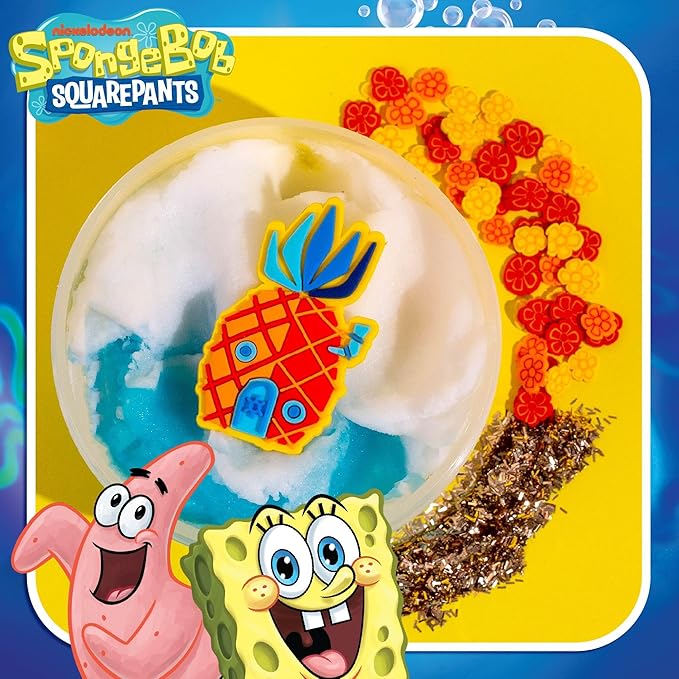 Spongebob Squarepants™ Kelp Shake SLIMYGLOOP Mix’EMS, Lemonade-Scented Cloud Slime with Mix-Ins