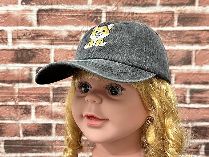 Embroidered Animal Baseball Hats for Boy and Girl