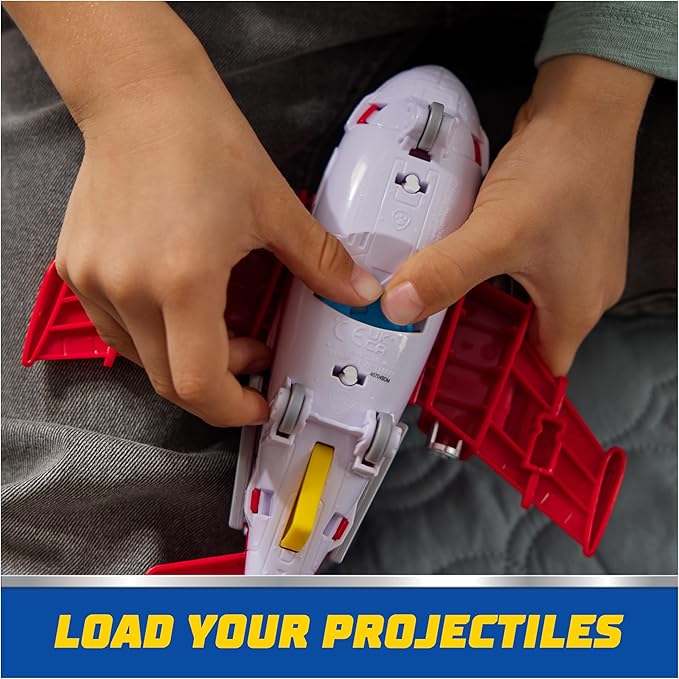Paw Patrol: Air Rescue Marshall Action Figure & Hero Hydro Airplane Toy with Projectile Launcher & 2 Projectiles, Kids Toys for Boys & Girls Ages 3+