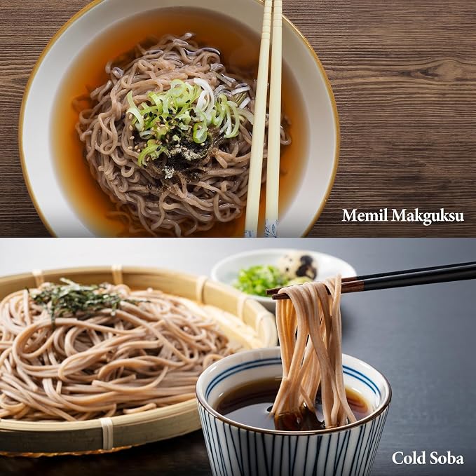 Wang Buckwheat Memil Soba Makguksu, Korean Thin Noodle, 3LB