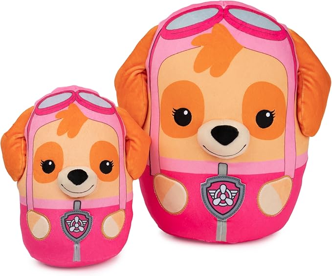 PAW Patrol Skye Squish Plush, Official Toy from The Hit Cartoon, Squishy Stuffed Animal for Ages 1 and Up, 8”