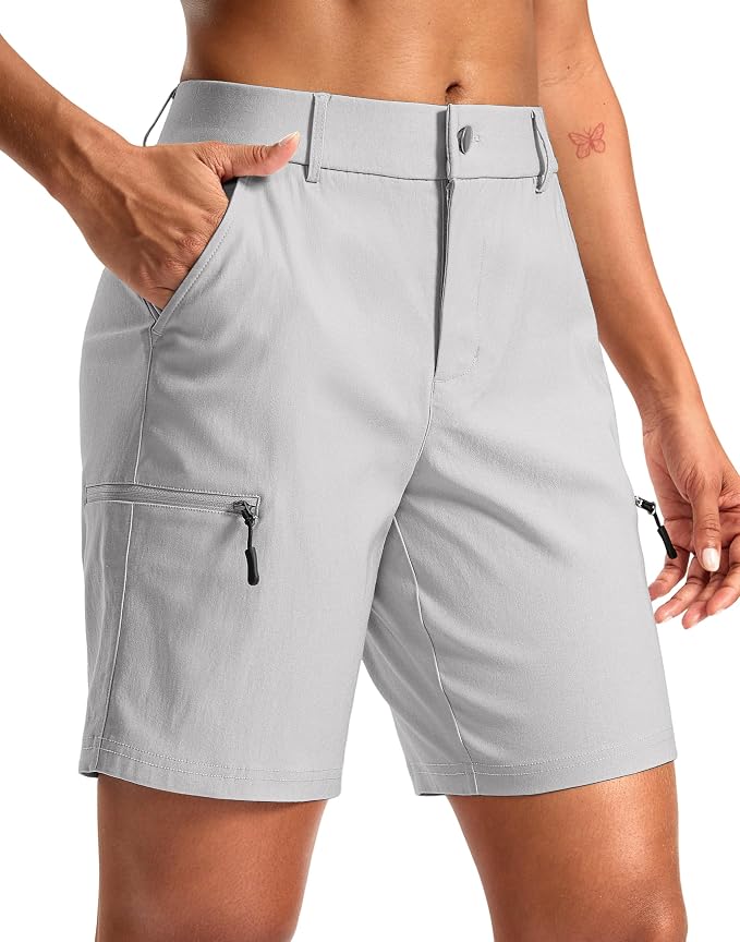G Gradual Women's 7"/9" Hiking Cargo Shorts Quick Dry Lightweight Golf Outdoor Work Summer Travel Shorts with Pockets