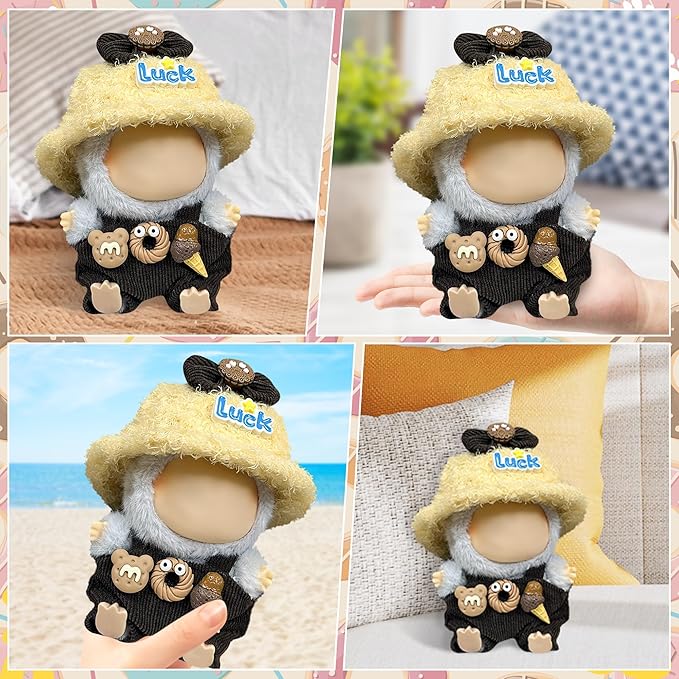 Clothes Fit for 17CM Doll, Fashion Doll Clothes Outfit Set Cute Theme Designer Toys Dress Accessories for Collector Fans Display (Doughnut)